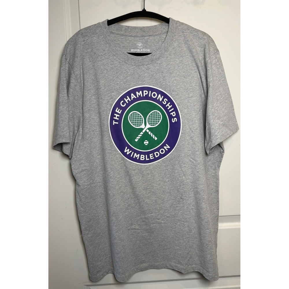 Wimbledon‎ Championships Graphic Tee XL Organic Cotton Tenniscore
